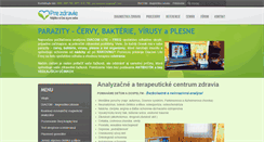 Desktop Screenshot of pre-zdravie.sk